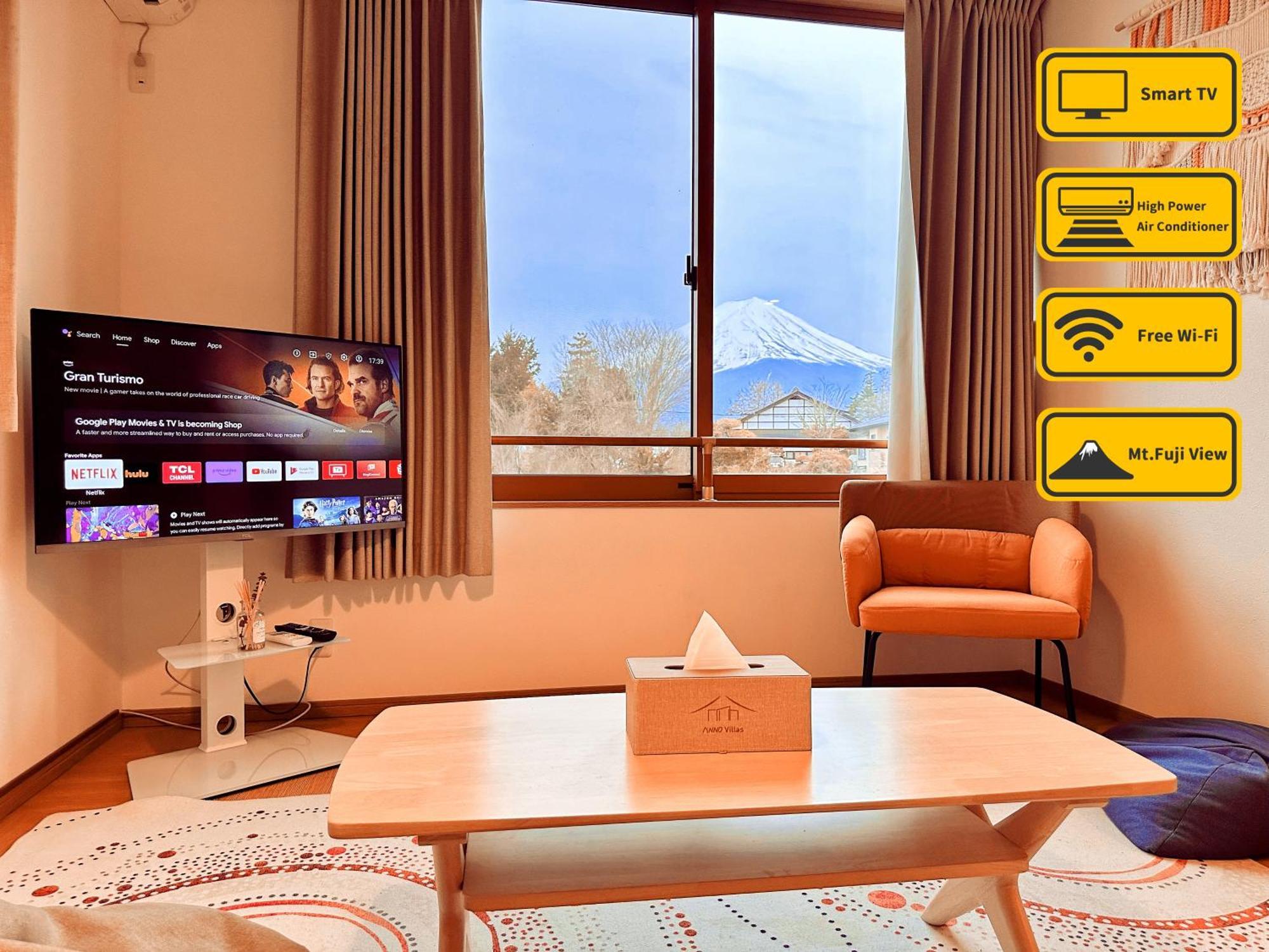 ヴィラ山間堂grandvilla Mt Fuji View Bbq Bonfire Annovillas Sankando Fujikawaguchiko Exterior photo